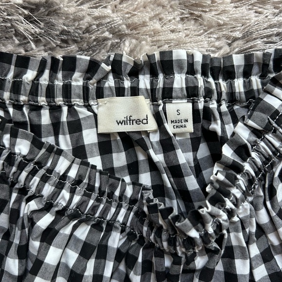 ARTIZIA Vichy pattern off shoulder top - Picture 3 of 3